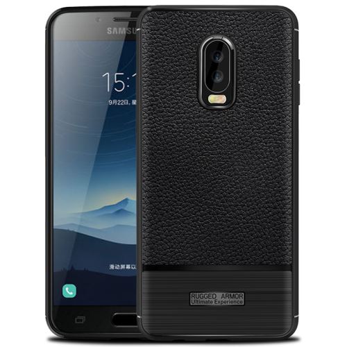 Etui Coque de protection antichoc souple pour Samsung Galaxy C8 - Noir
