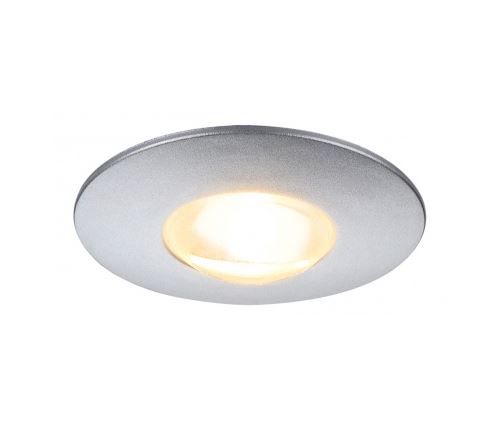 Dekled, encastré, rond, gris argent, 1w led3000k