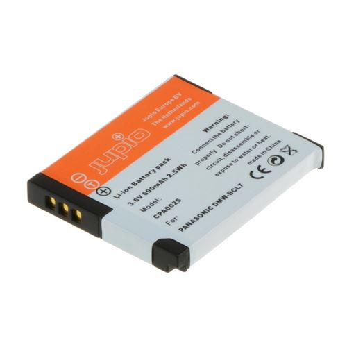 Jupio CPA0025 Batterie pour Panasonic DMW-BCL7 Noir