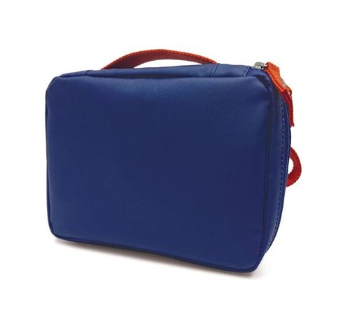 Ekobo sac à lunch GORecyclé 20 x 15 cm Pet bleu/orange