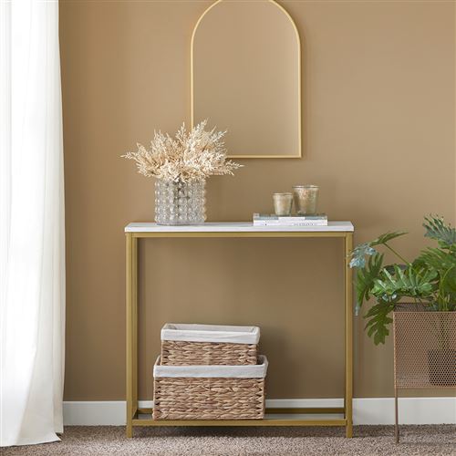 SoBuy® FSB29-G Table Console Table d'Appoint Bout de Canapé Table d’Entrée