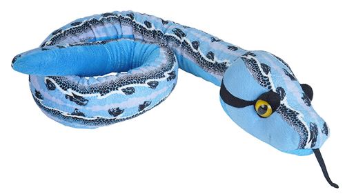 Wild Republic peluche Tuyau Slipstream 137 cm en peluche bleu