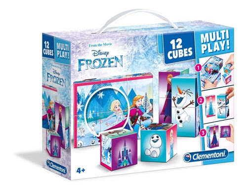 Clementoni Cubi Multiplay blocs de puzzle 12 - 12 blocs congelés