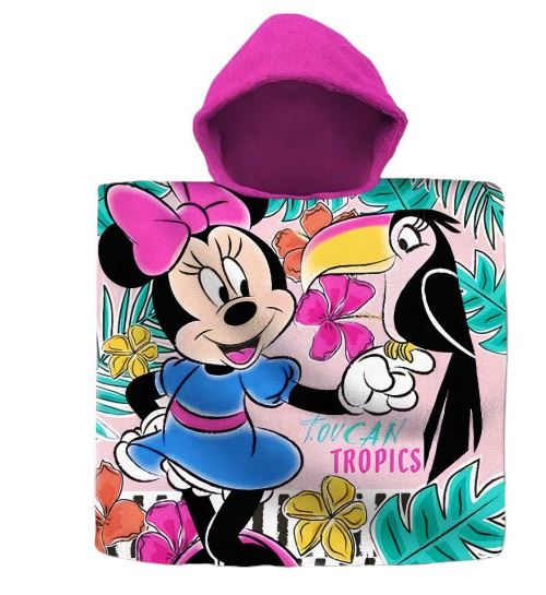 Disney poncho de bain Minnie Mouse filles 120 x 60 cm coton