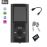 Lecteur MP3 MP4 - radio fm - à carte mémoire Micro sd - Noir + carte 8 Go_0