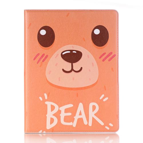 Étui en PU personnelle antichoc pour Apple iPad 2017/2018 A1822 A1823 A1893 A1954 - Orange (Ours)