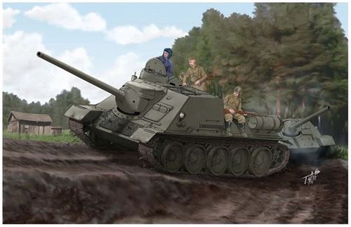 TRUMPETER Soviet Su-100 Tank Destroyer - 1:16e -  
