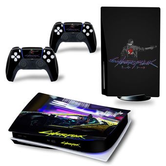 Autocollant Stickers de Protection pour Console Sony PS5 Edition Standard - - Cyberpunk 2077 (TN-PS5Disk-4004) - 1