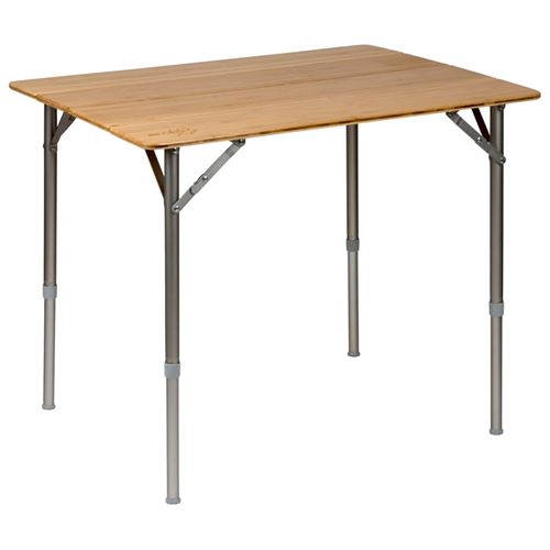 Bo-Camp Table de camping pliable Suffolk 80x60 cm Bambou