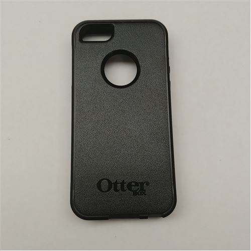 Coque otterbox anti-choc commuter pour iphone 5 / 5s / se de couleur noir avec film de protection