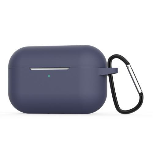 Generique Bleu Coque En Silicone Avec Boucle Foncé Pour Votre Apple Airpods Pro/Airpods 3 - Image 3