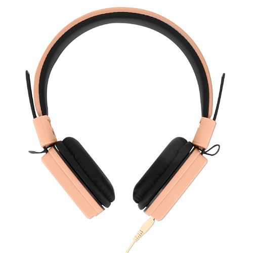 Casque Audio Filaire et Câble Jack 3.5mm Fonction Micro et Pliable GJ-14 Rose