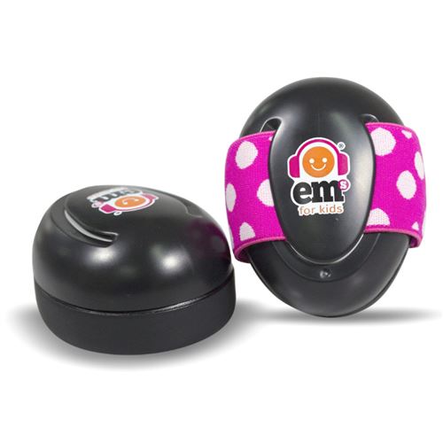 Casque Antibruit Pour Bebe Ems 4 Kids Coque Noire Bandeau Rose Et Blanc Autres Protection Securite Achat Prix Fnac