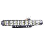 Feux De Jour LED Qiilu - 2x30 LED - Blanc 6700K + Clignotant - 12V - Pour Voiture