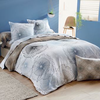 Origin - Housse de couette Aurore en Microfibre Bleu Ciel ...