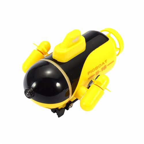 Non Communiqué Jaune Mini Sous-Marin Radiocommandé Avec Lumières Led