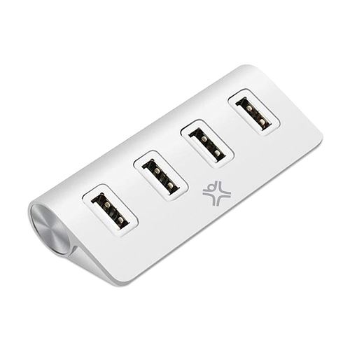 XtremeMac - Extrension hub Port USB - 4 Ports UBS pour Mac - Transfert de données Rapide avec USB 3.0 SuperSpeed - Accessoire Mac