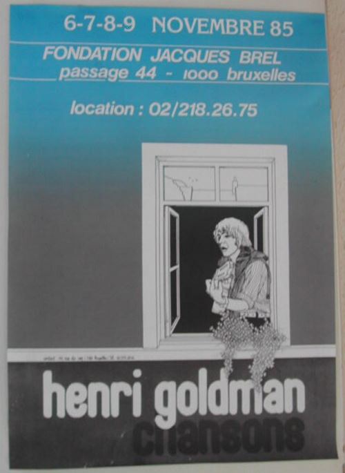 Goldman Henri - 39x55 cm - AFFICHE / POSTER