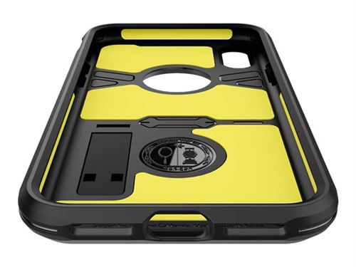 Spigen Tough Armor XP - Achterzijde behuizing voor mobiele telefoon - polycarbonaat, thermoplastic polyurethaan (TPU) - zwart - voor Apple iPhone X, XS