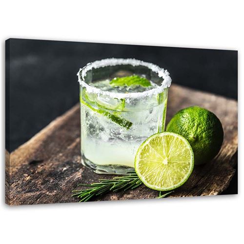 Tableau sur toile Image imprimée moderne Canevas Boisson Citron vert 120x80