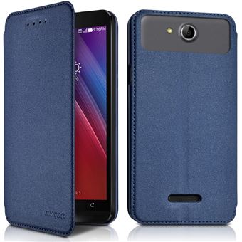 Etui à Rabat Couleur Bleu (Ref.5-A) pour Smartphone Logicom L-ite 506R HD - 1