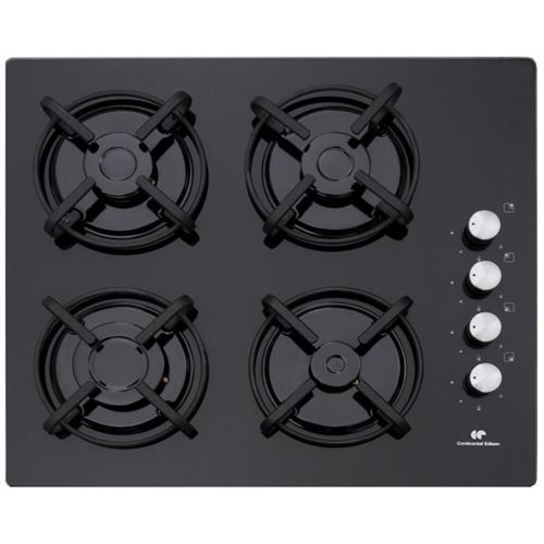 Continental Edison CTG4VB gaskookplaat - zwart - keramisch