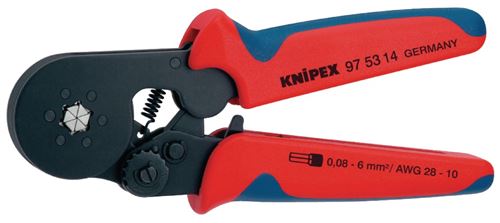 Knipex Kp-975314 sb Pince à sertir à réglage automatique pour manchons de câble