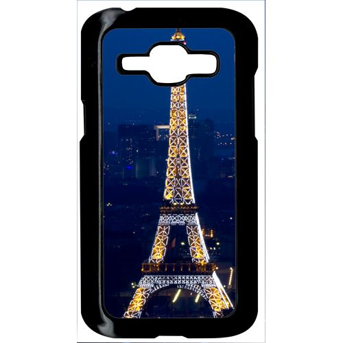 Coque Tour Eiffel Paris Night Compatible Samsung Galaxy J1 Transparent