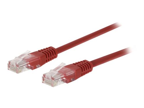 Valueline VLCT85000R30 Câble de réseau Cat5e Utp Rj45 (8/8) Mâle - Rj45 (8/8) Mâle 3,00 M Rouge