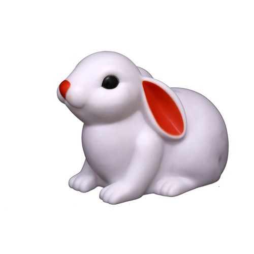 Veilleuse Lapin - H. 18 cm - Blanc