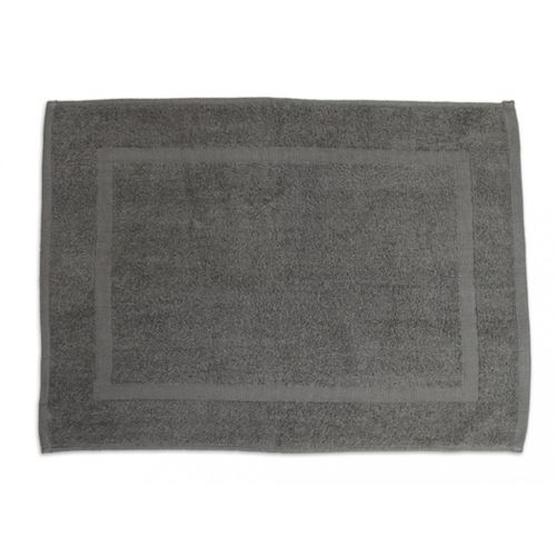 Tapis de bain uni 900gr/m2 - 50 x 70 cm - Coton - Gris