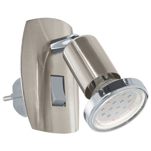 Lampe pour prise de courant EGLO Mini 4 3 W nickel (mat)