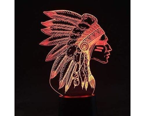 Lampe de Décoration 3D Ballon de Foot LED 7 Couleurs 0.5W Interrupteur Tactile - YONIS