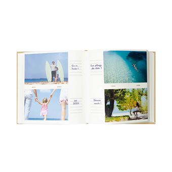 Album photo pochettes bleu 200 photos 11,5x15 cm LINEA