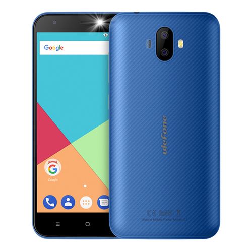 Smartphone Ulef0ne S7 5,0 pouces 1 Go 8 Go MT6580 1,3 GHz 3G Bleu