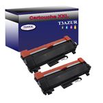 4 Toners Laser compatibles pour Brother HL L2310D, HL L2350DW, TN2420 - 3  000 pages - T3AZUR