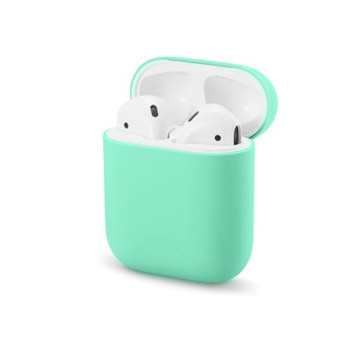 Coque en silicone WISETONY épais et souple antichoc pour Apple AirPods - Vert
