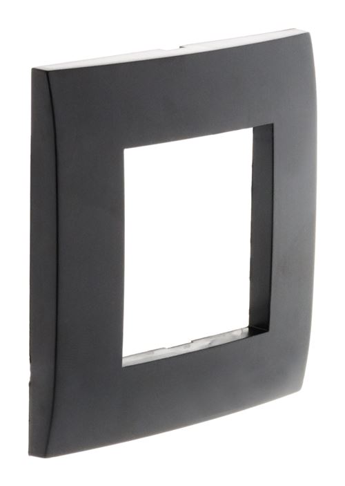 Simplea Plaque Noire mat simple avec support transparent - Simplea