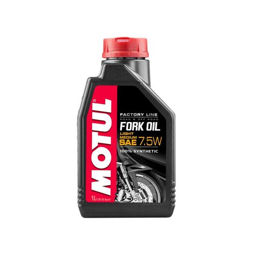 Huile de fourche MOTUL Fork Oil Factory Line 7,5W 100% synthèse 1L