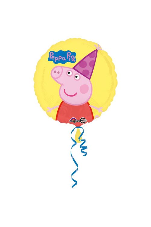 Ballon Aluminium Rond Peppa Pig™ 43 Cm - Multicolore - 43 cm