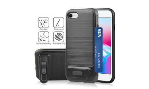 Coque Angibabe iPhone 7/8 renforcée coloris noir
