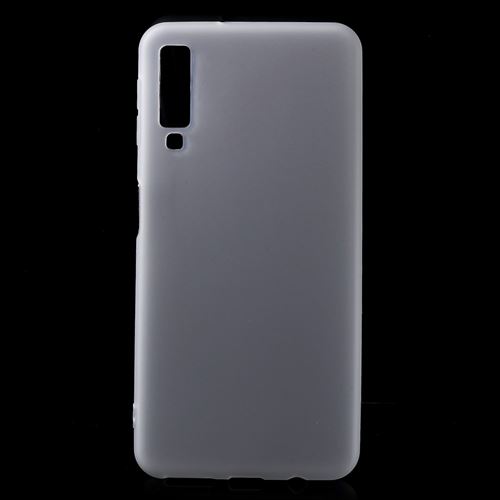 Coque en TPU mat double face blanc pour votre Samsung Galaxy A7 (2018)