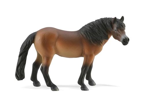 Collecta poney de ferme Exmoor 11 cm junior caoutchouc brun