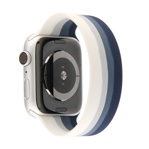 Bracelet en silicone élastique multicolore pour Apple Watch Series 6/ SE/ 5/ 4 40mm - Multicolore#6(Taille M)