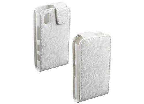 Etui Croco blanc pour Samsung i8000 Omnia 2