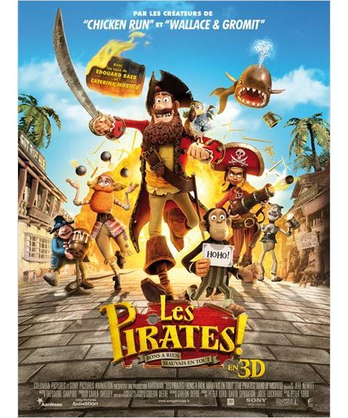 Les Pirates - Bons A Rien, Mauvais en Tout AFFICHE CINEMA ORIGINALE