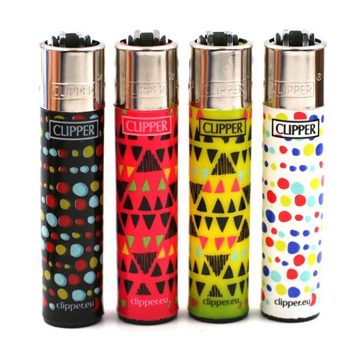 Lot de 4 Briquets Clipper – Party Print