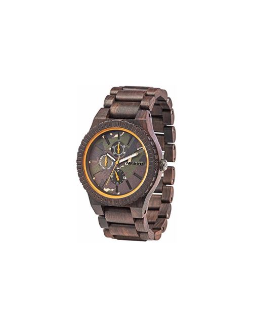 WEWOOD Kos Choco Camo - Montre homme en bois