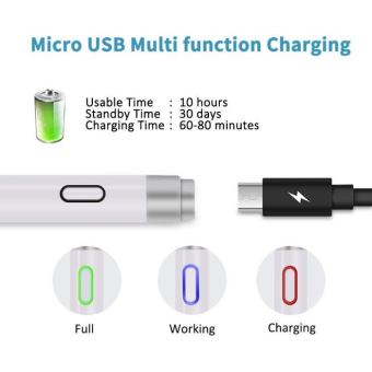 Stylo tactile rechargeable avec un stylo tactile micro usb pour