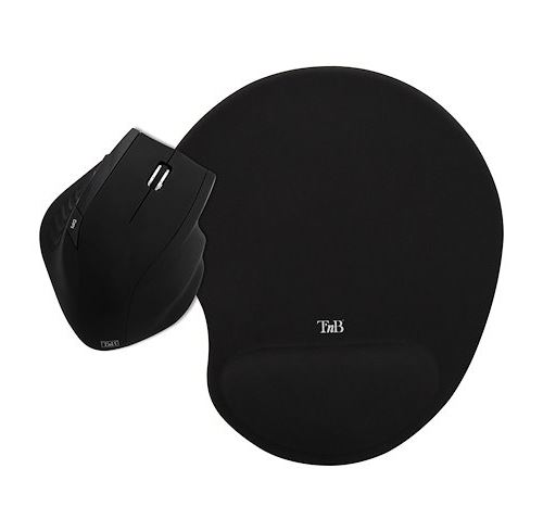 T'nB Ergo Line - Souris - ergonomique - 5 boutons - sans fil - récepteur sans fil USB